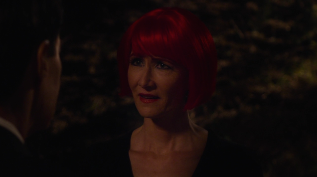 “Is it you? Is it really you?” Laura Dern as Diane Evans. (Screenshot: Twin Peaks)